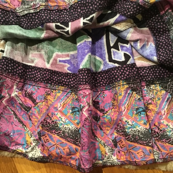 Vintage Carefree Fashions colorful skirt - Picture 7 of 12
